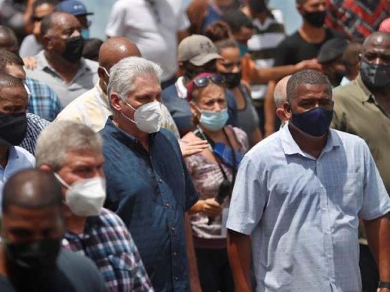 Protestas multitudinarias en Cuba