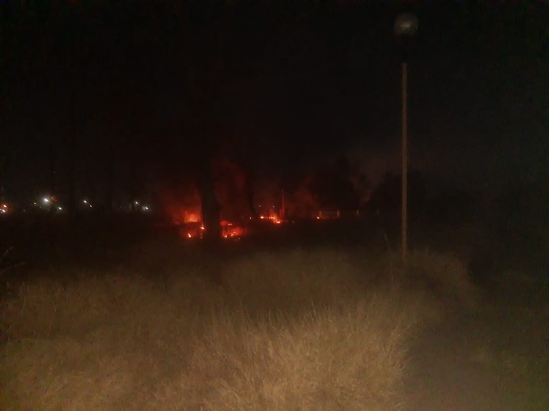 Provocan incendio en La Sauceda este sábado