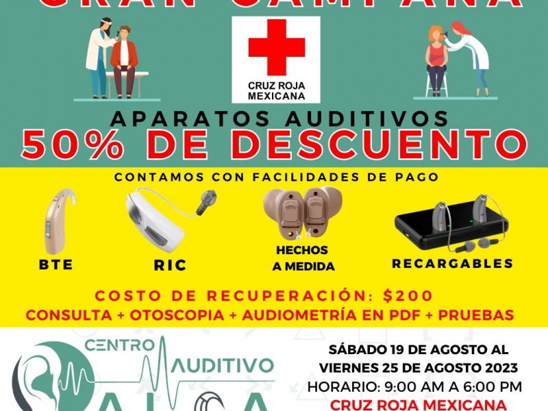 Próximo a iniciarse la campaña de salud auditiva