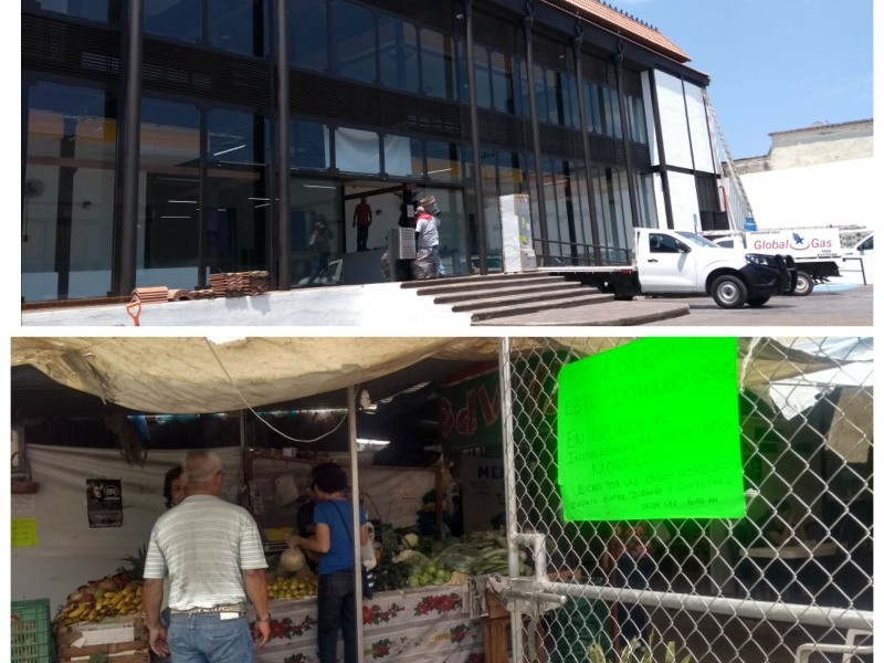 Próximo domingo abre mercado Morelos, miércoles inauguran