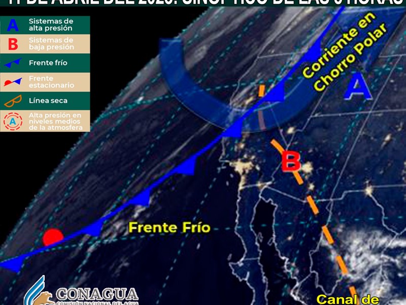 Próximo jueves ingresa frente frío a Sonora