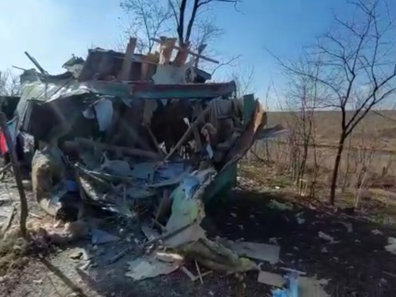 Proyectil ucraniano destruye puesto de control fronterizo ruso