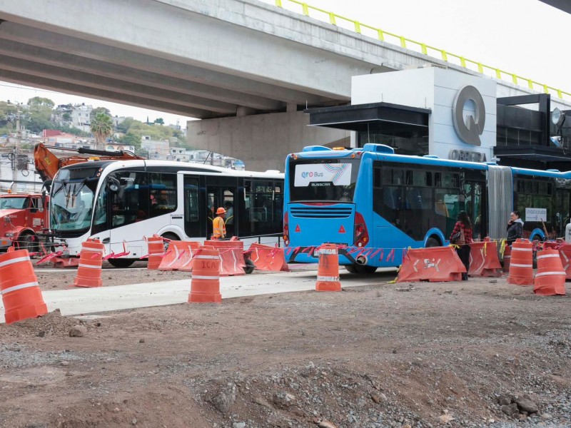 Prueban carriles confinados en Paseo 5 de Febrero