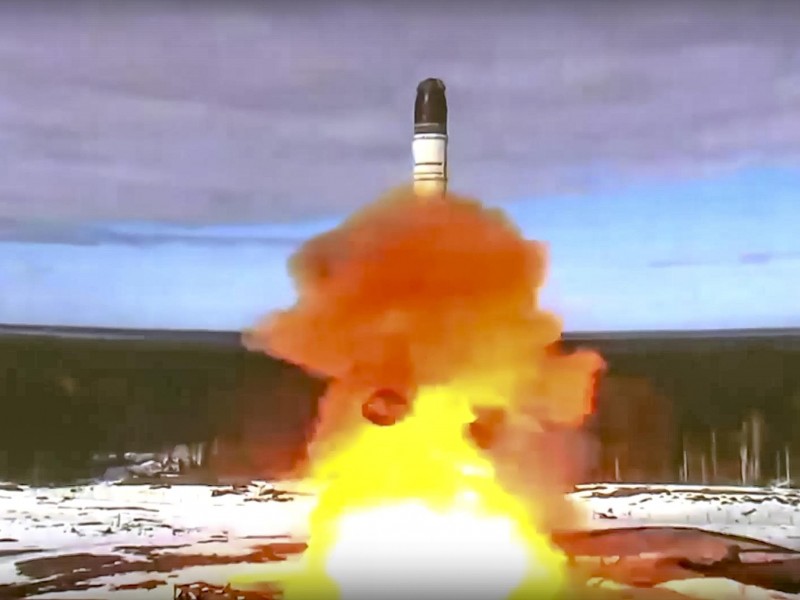 Prueban nuevo misil ruso balístico intercontinental