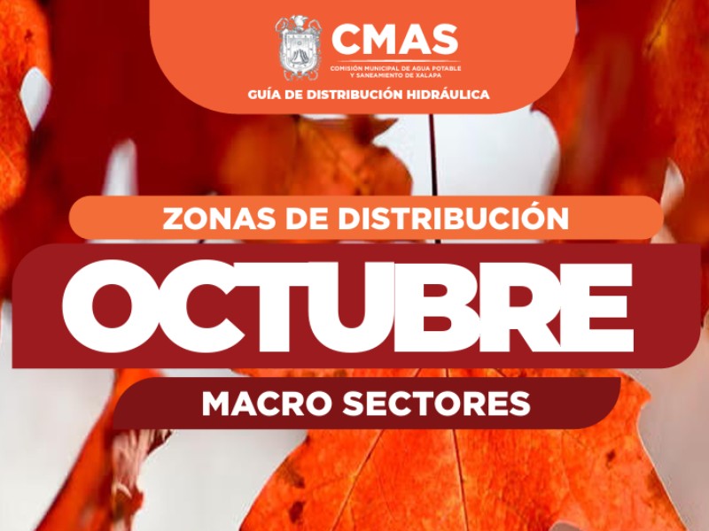 Publican calendario de tandeo para el mes de octubre en Xalapa