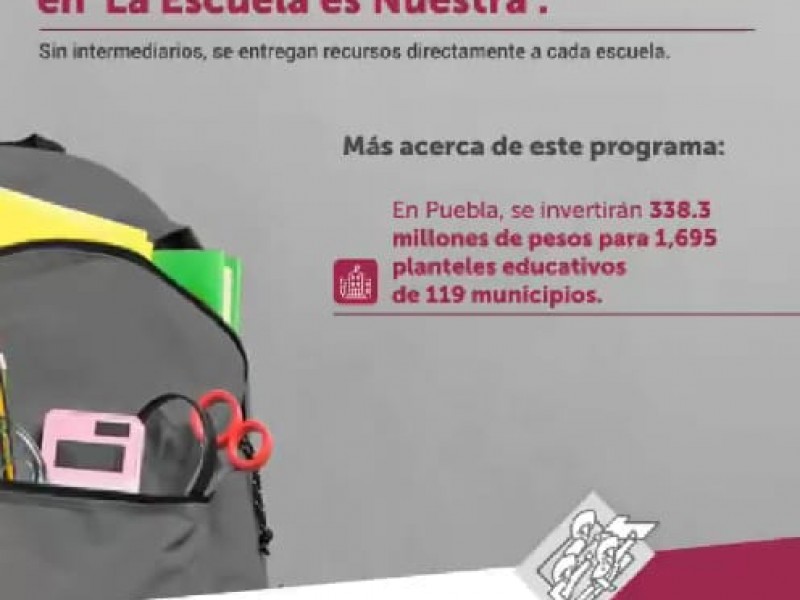 Puebla primer estado en participar en #LaEscuelaEsNuestra