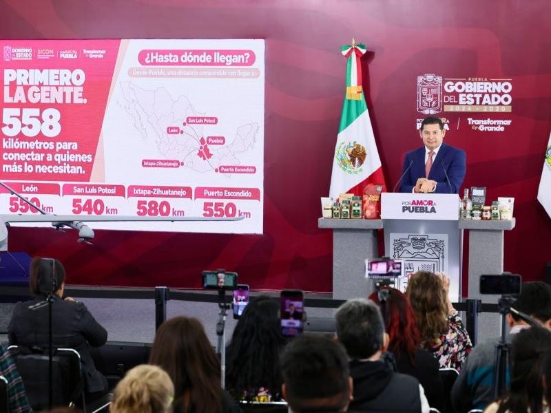 Puebla reporta 558 kilómetros pavimentados con apoyo de Pemex estatal
