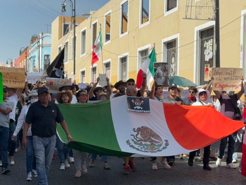 Puebla se suma a la marcha nacional de la generación Z