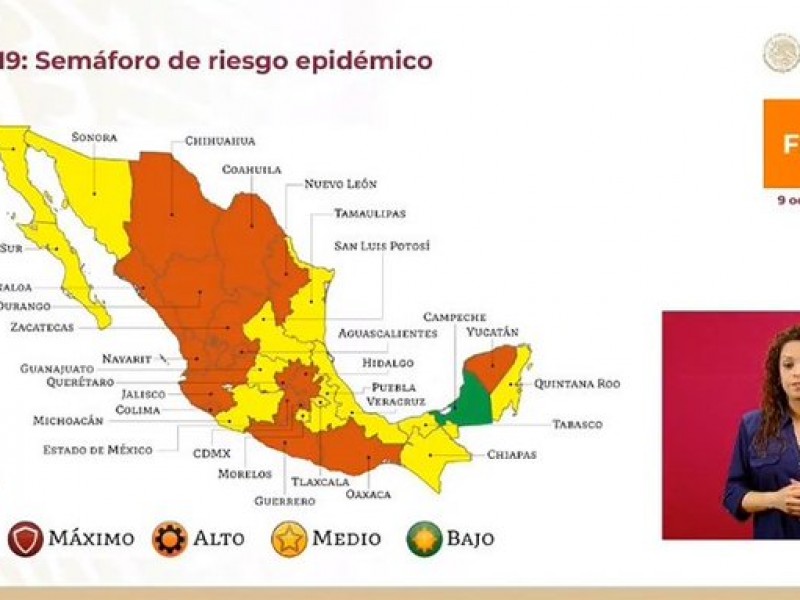 Puebla sigue dos semanas más en amarillo según semáforo epidemiológico