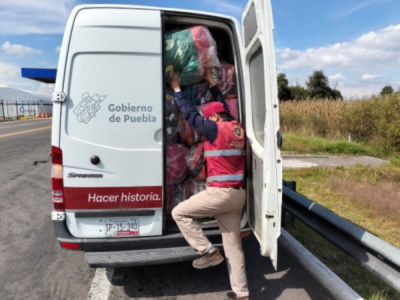 Puebla tiene 56 centros de acopio para damnificados de Guerrero