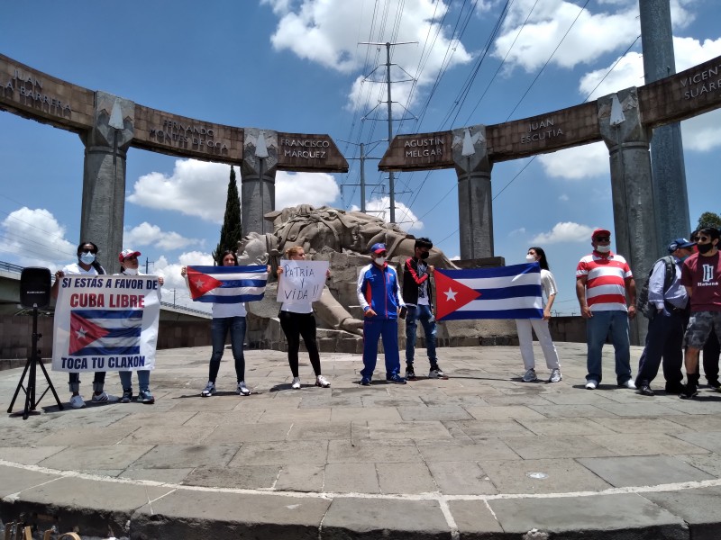 Pueblo cubano alza la voz en Toluca
