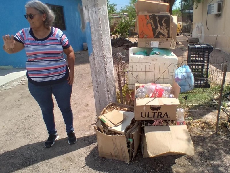 Pueblo Mayo se ahoga entre la basura, no pasa recolector