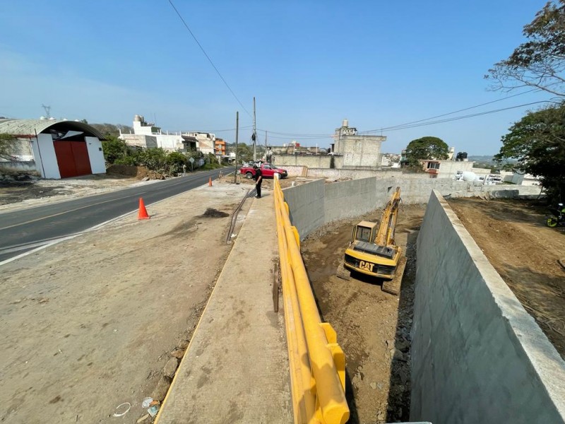 Puente Higueras en Xalapa rehabilitado al 97%