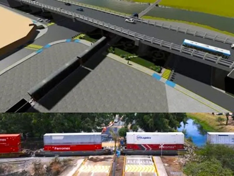 Puente sobre las vías del tren iniciará en 2026