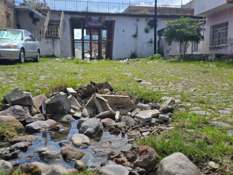 Puente y drenaje colapsado en la H. Casas: Solicitan reparación integral