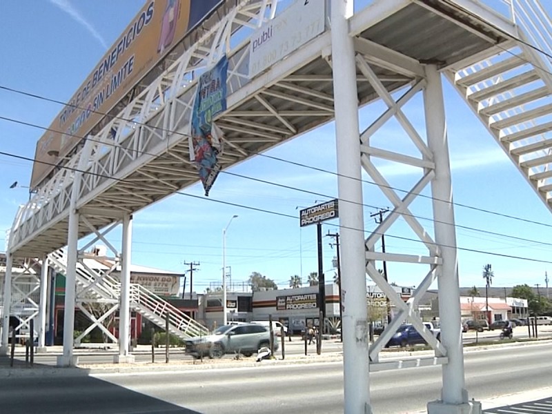 Puentes peatonales de la paz necesitan mantenimiento