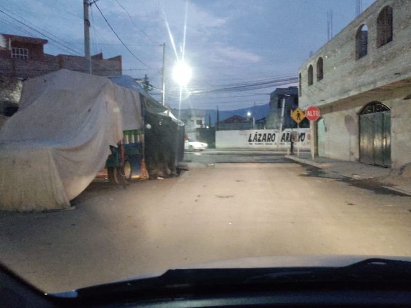 Puesto en la San Rafael ocasiona inseguridad y accidentes