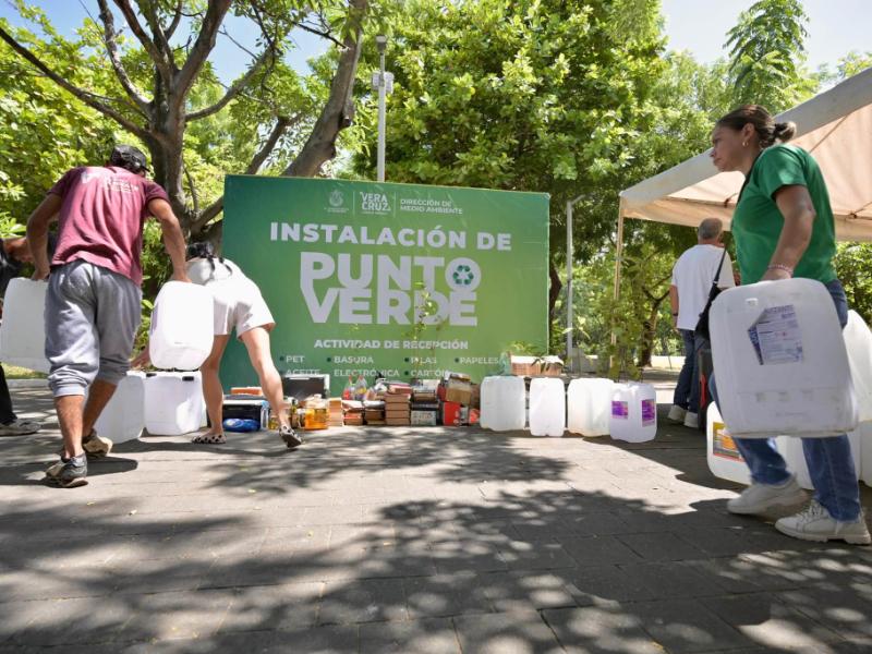Punto Verde en Veracruz: anuncian acopio de residuos reciclables
