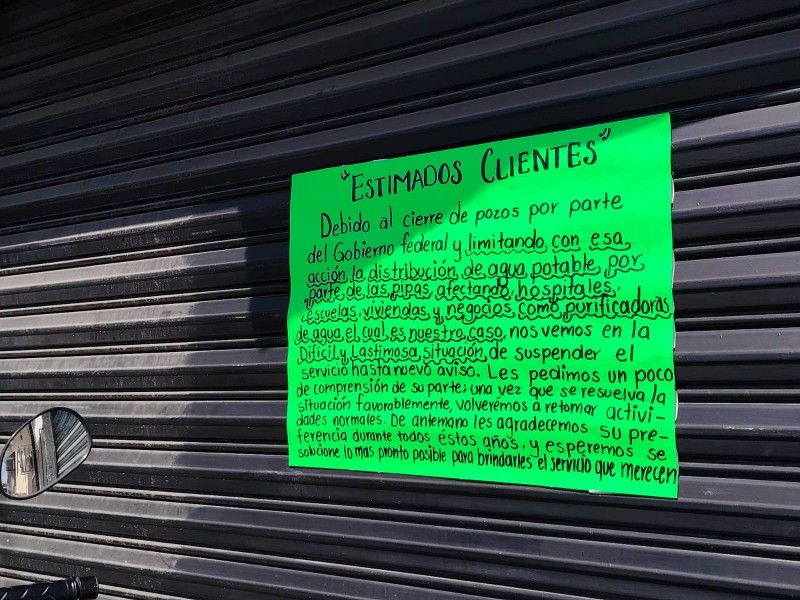Purificadoras afectadas por operativo Caudal en Toluca Purificadoras afectadas por operativo Caudal en Toluca