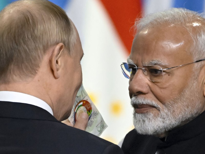 Putin refuerza lazos con India en plena disputa comercial con EE.UU.