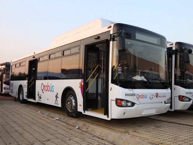 Qrobus, sistema que transporta a menos pasajeros