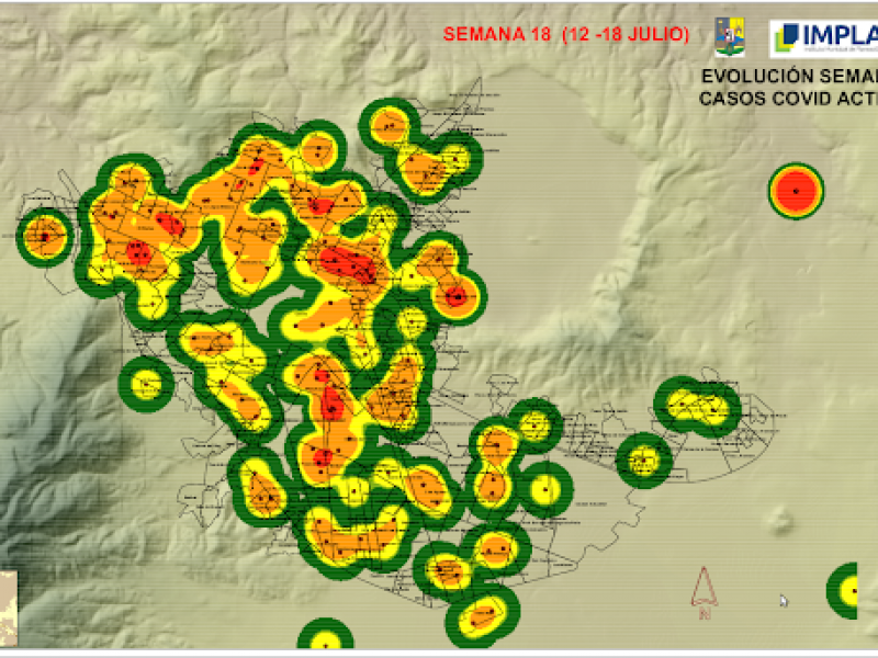 ¿Qué consecuencias tendrá la señalización de casos COVID en Tepic?