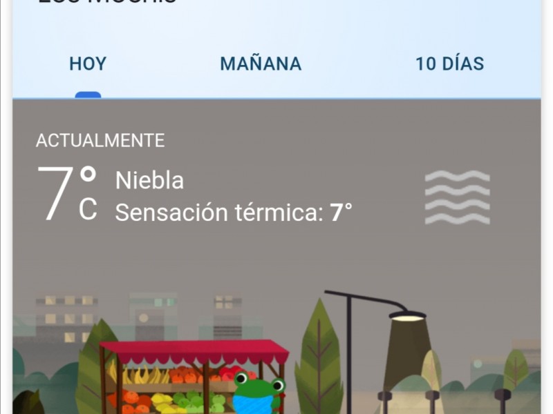 ¡Que frío! Hasta 7 grados baja la temperatura en Los-Mochis