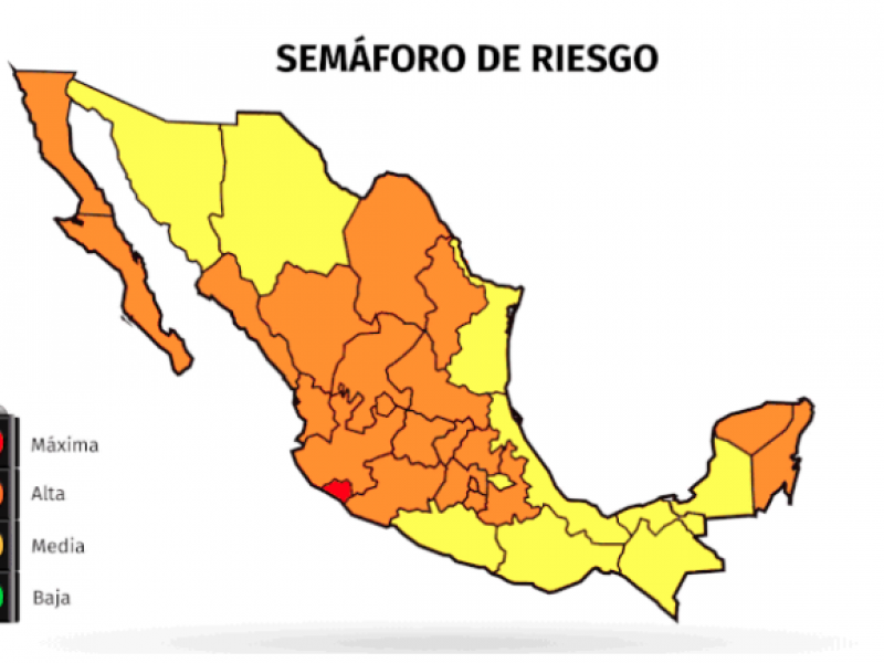 ¿Qué implica estar en naranja en el semáforo epidemiológico?