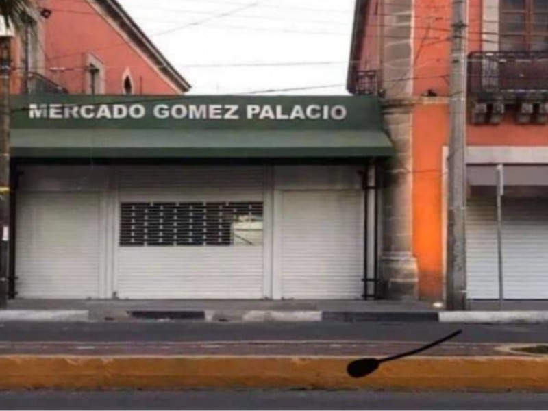 Que se deslinden responsabilidades por fachada del mercado Gómez Palacio