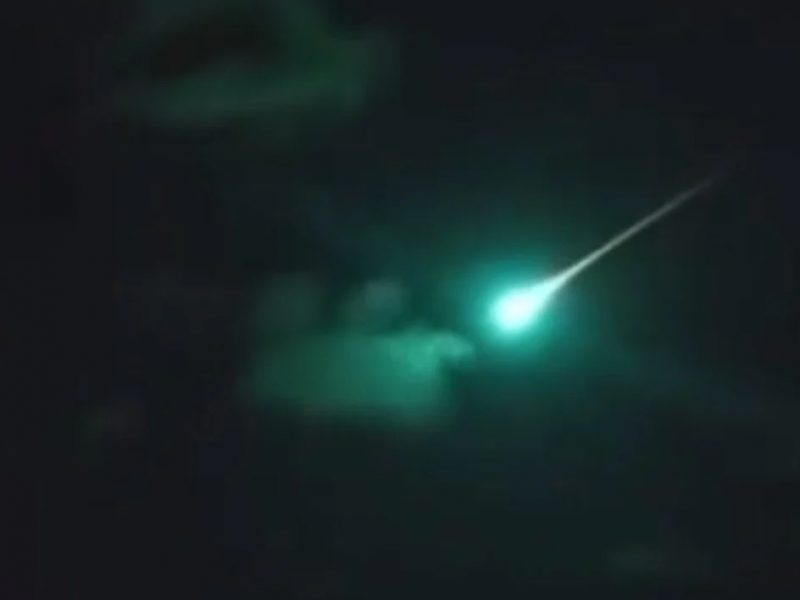 ¿Qué se sabe del supuesto meteorito que iluminó el martes?