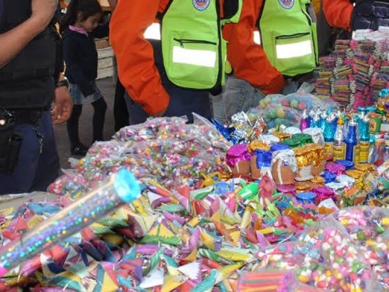 Queda prohibida venta de pirotecnia dentro de la ciudad