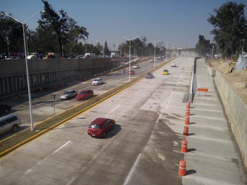 Quedan listos carriles centrales de Túnel Belenes