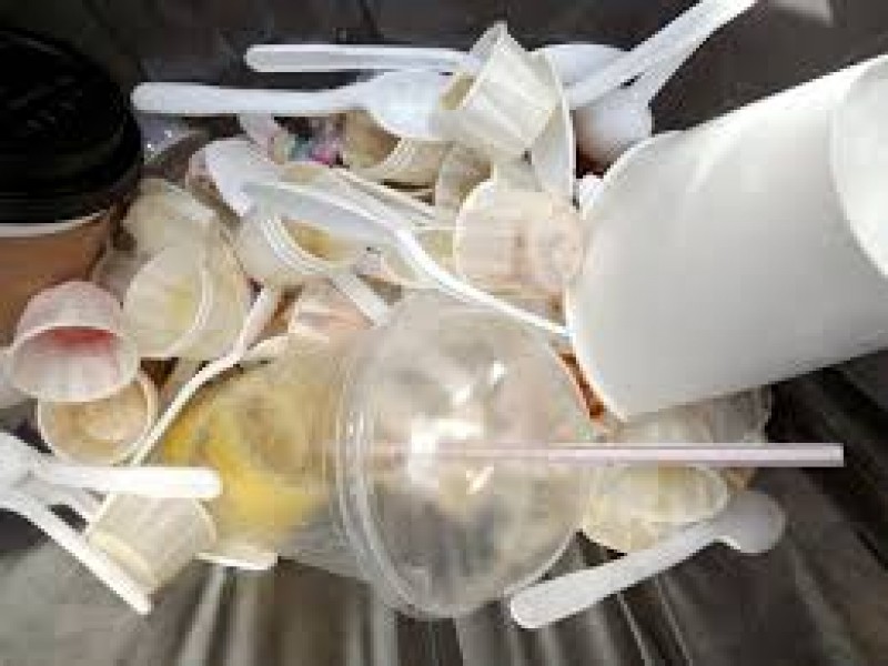 Quedará prohibido el unicel y plástico para 2020