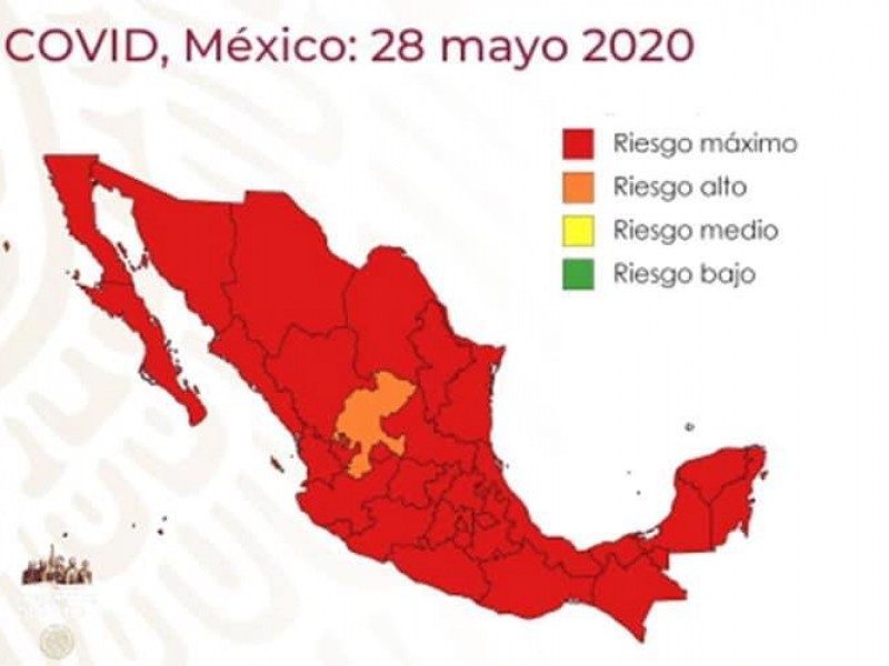 Querétaro entra en rojo en semáforo nacional Covid