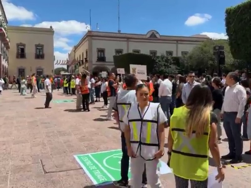 Queretaro se suma a simulacro nacional 2025