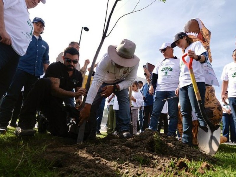 Reabre el Parque Luis Quintanar con jornada de reforestación