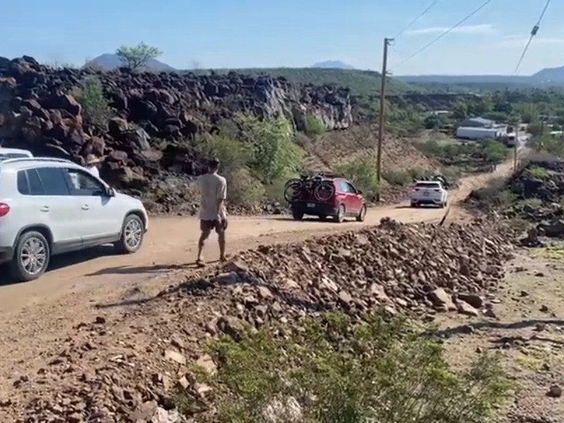 Reabren acceso en la transpeninsular al norte de San Ignacio