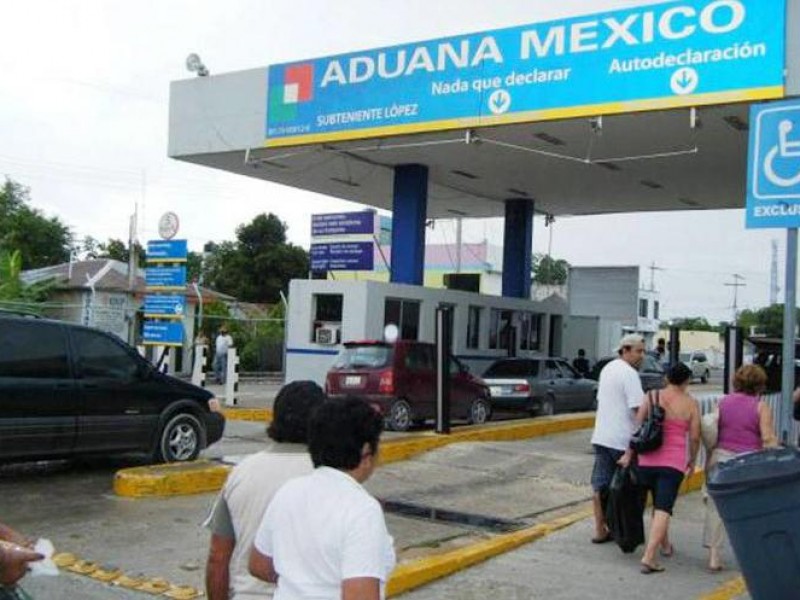 Reabren autoridades, oficinas aduanales en la frontera sur