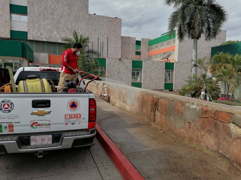 Reactiva Protección Civil Municipal jornadas de sanitización en la ciudad