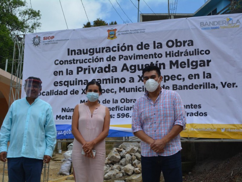 Reactivan inauguración de obras en Banderilla