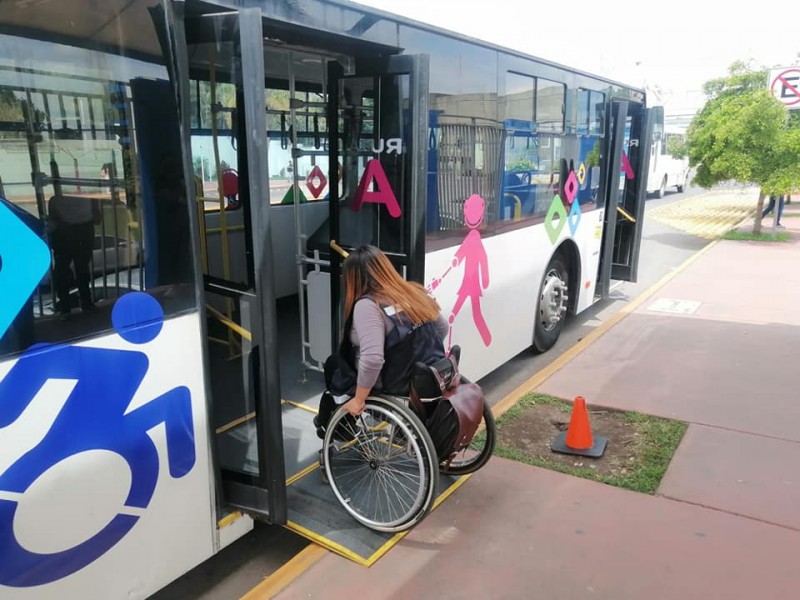 Reactivarán ruta para personas con discapacidad en Tepic