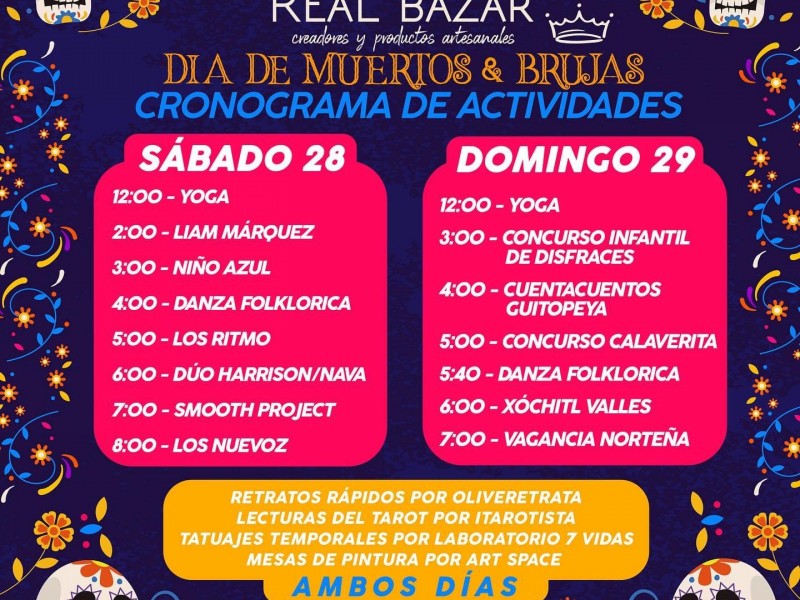 Real Bazar Invita a su Día de Muertos y Brujas en el Museo Guillermo Ceniceros