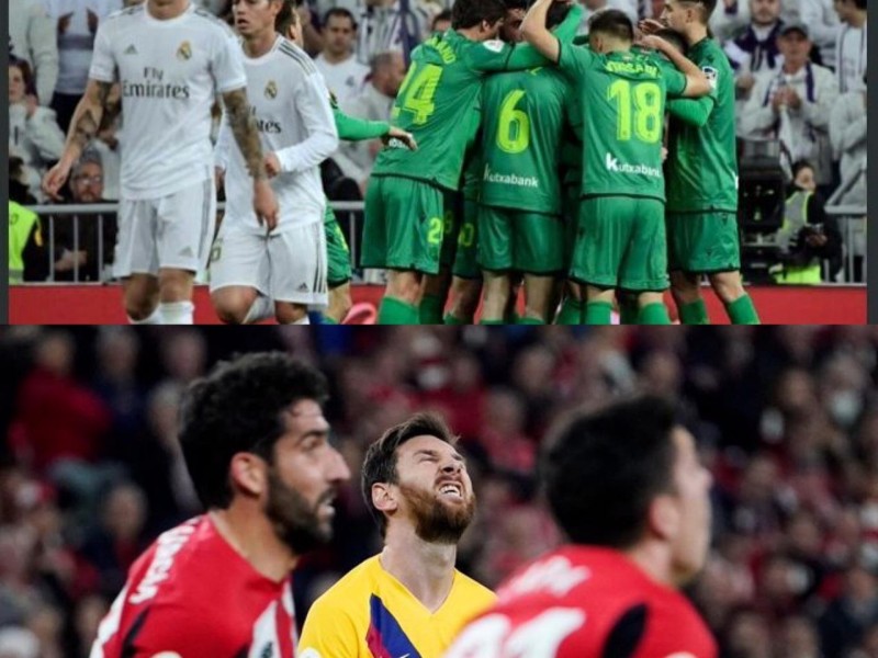 Real Madrid y Barcelona eliminados de Copa del Rey