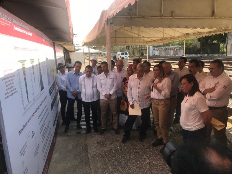 Realiza AMLO supervisión del Tren Transístmico