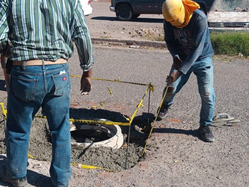 Realiza Ayuntamiento de Guaymas colocación de 119 brocales para pozos