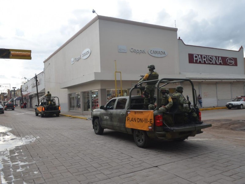 Realiza Ejército recorrido por Fresnillo