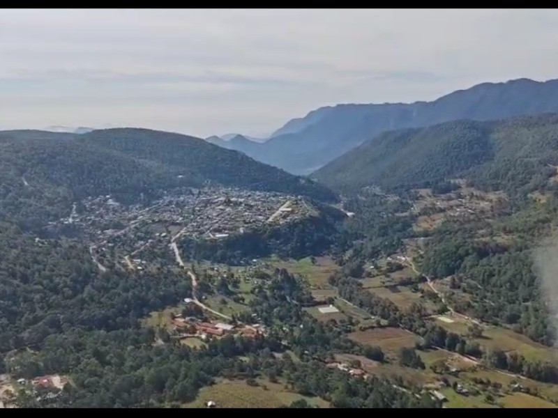 Realiza Gobierno sobrevuelos de inteligencia aérea en Yosondúa, Yolotepec e Ixcatlán