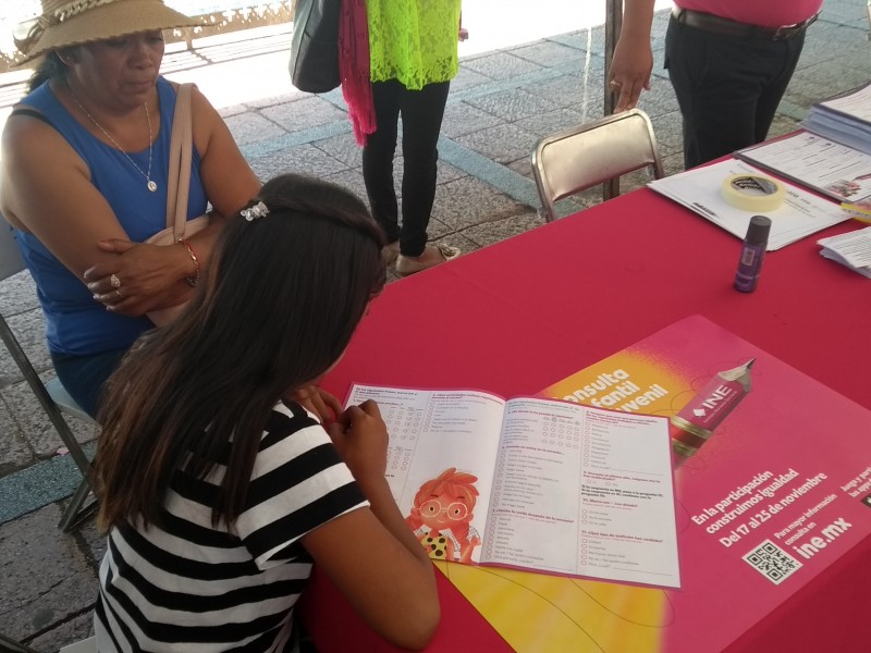 Realiza INE octava Consulta Infantil y Juvenil 2018