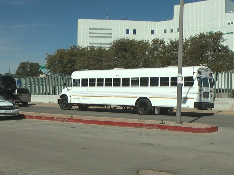 Realiza operativo delegación del transporte para poner orden en IMSS.