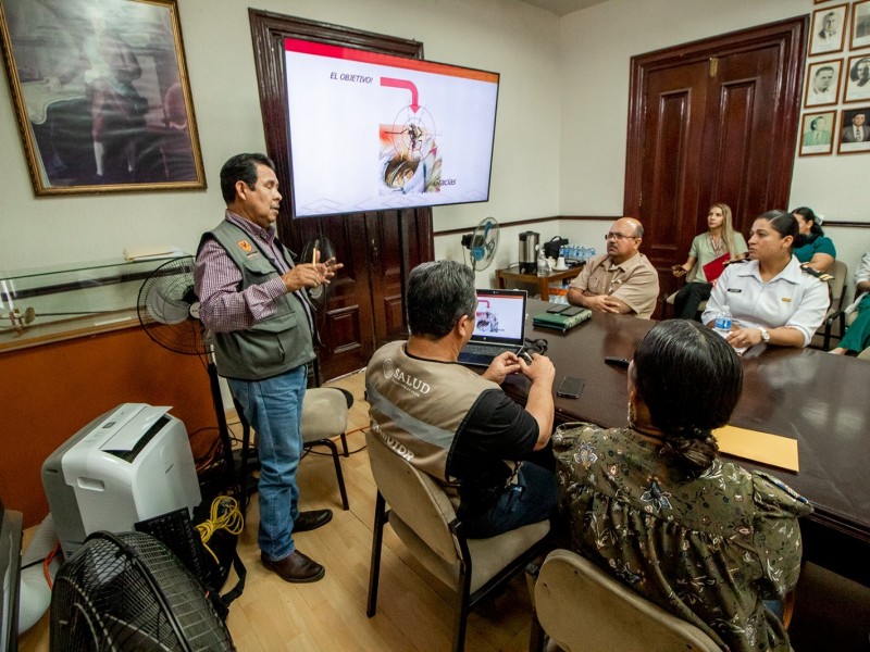 Realiza Sector Salud reunión de trabajo en prevención de dengue